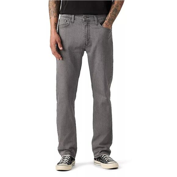 Levi’s Men’s 513 Slim Fit Jeans in Dark Gray Wash size 36 waist - Picture 1 of 6